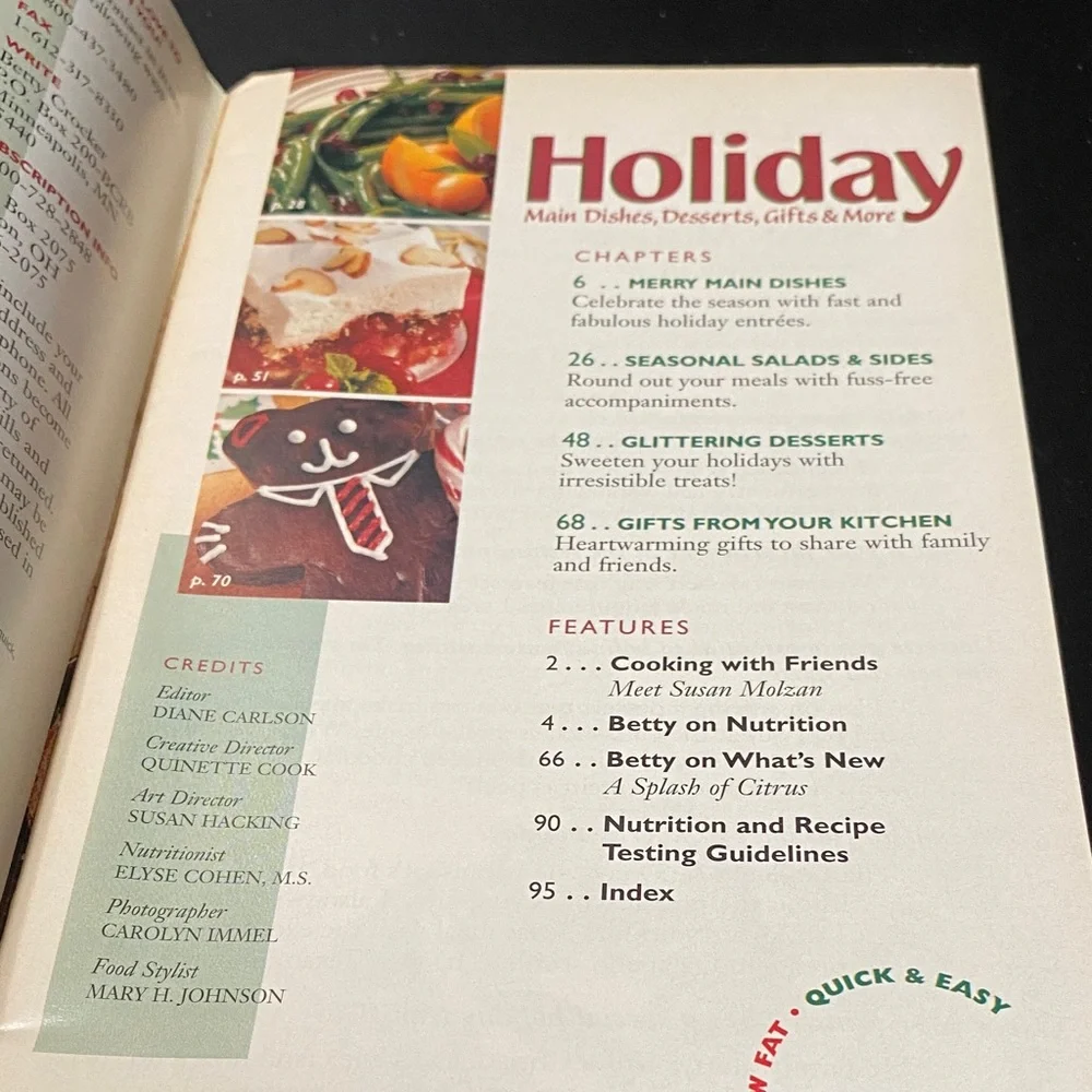 Betty Crocker vintage Holiday and Cookies Cookbook magazine Collection